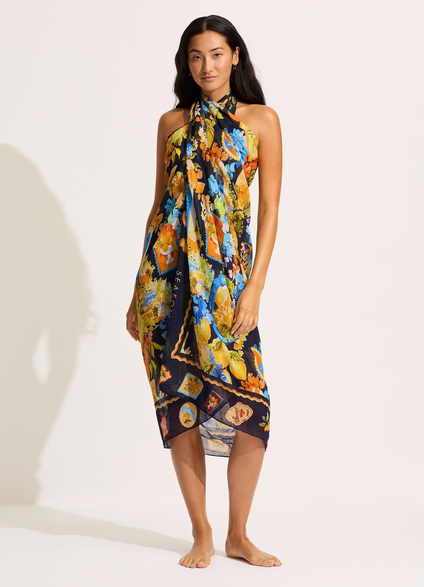  Ciao Bella Ciao Bella Sarong - True Navy