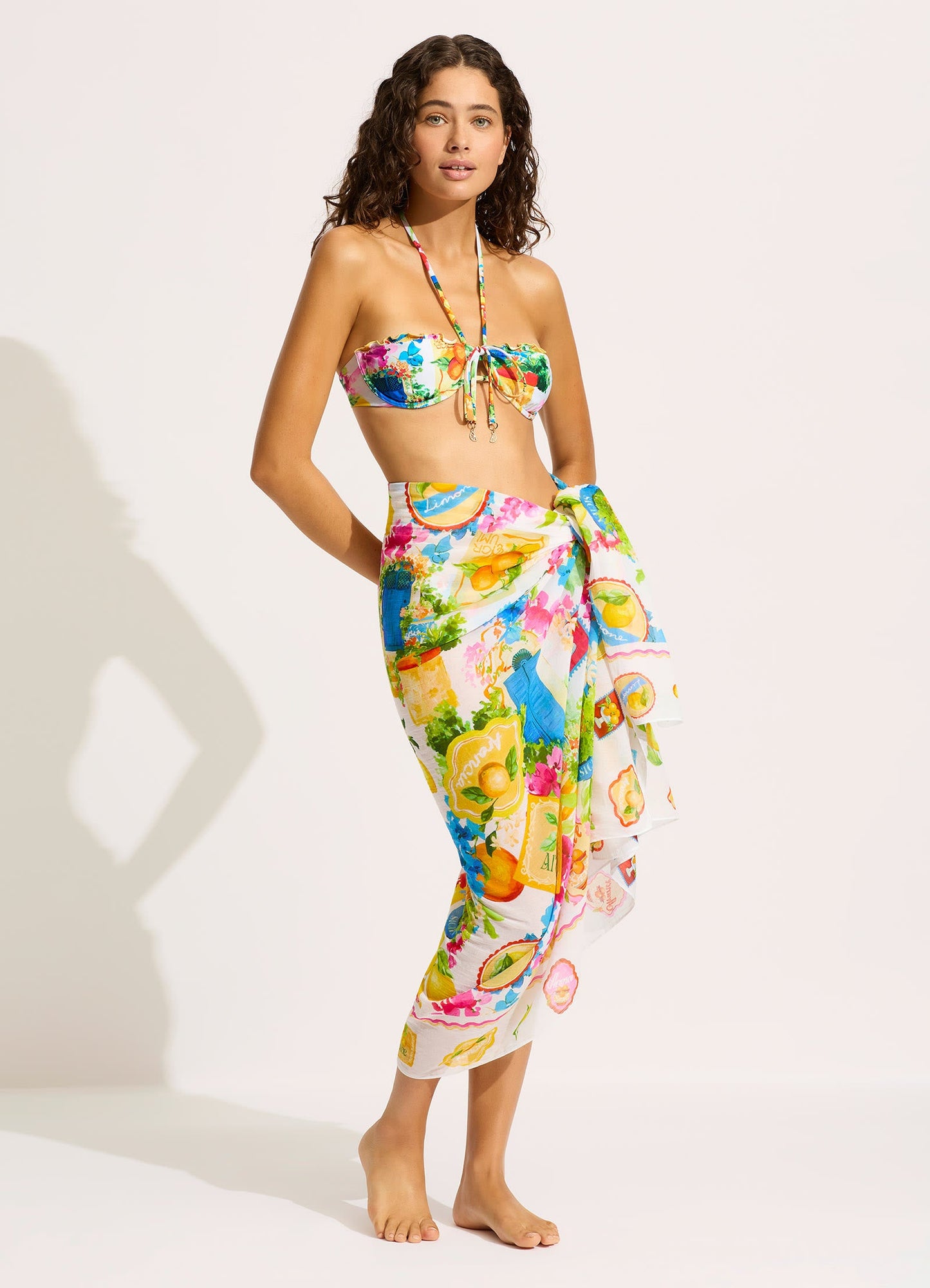  Ciao Bella Ciao Bella Sarong - White