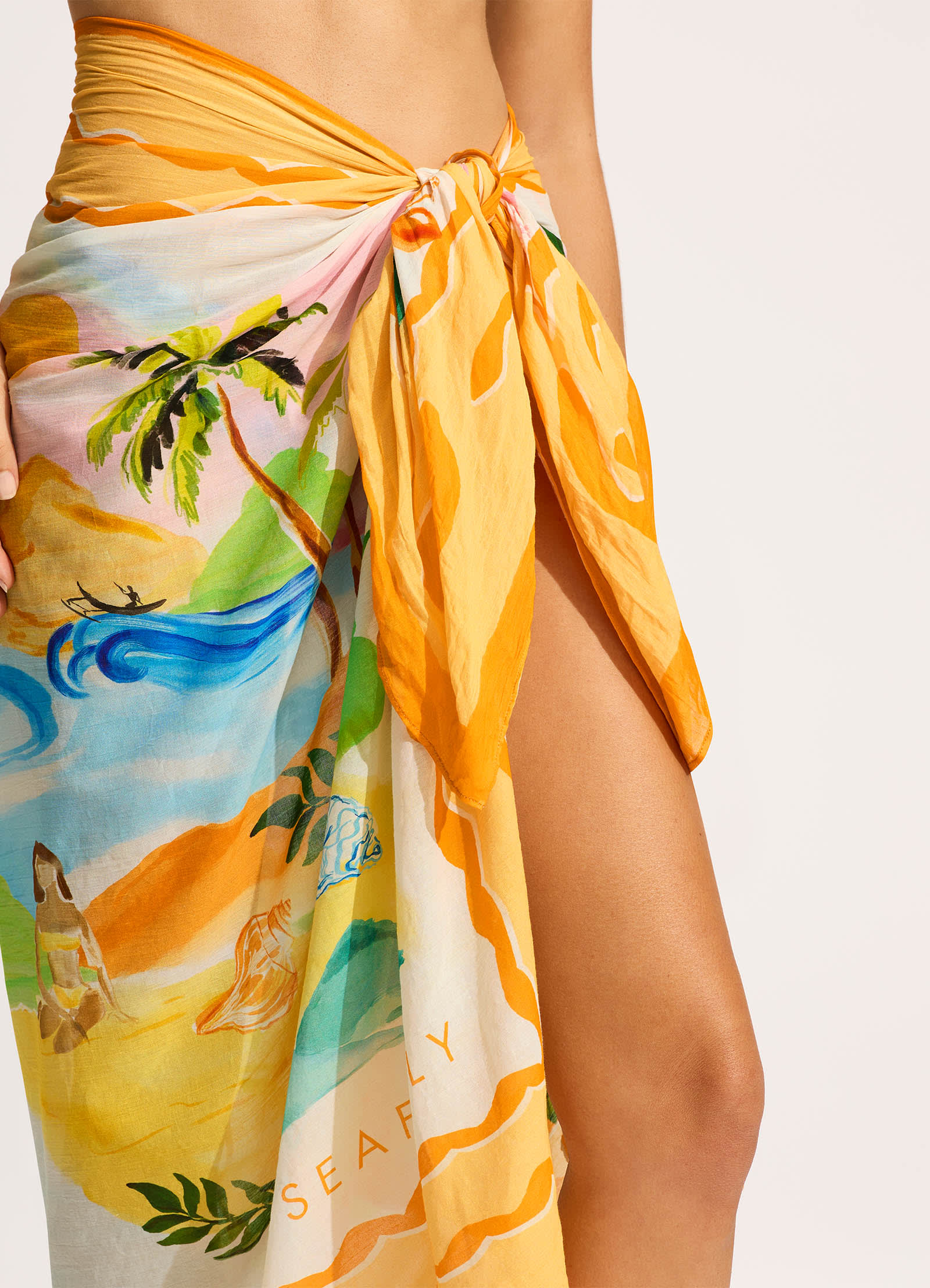  South Pacific Sarong - Turquoise