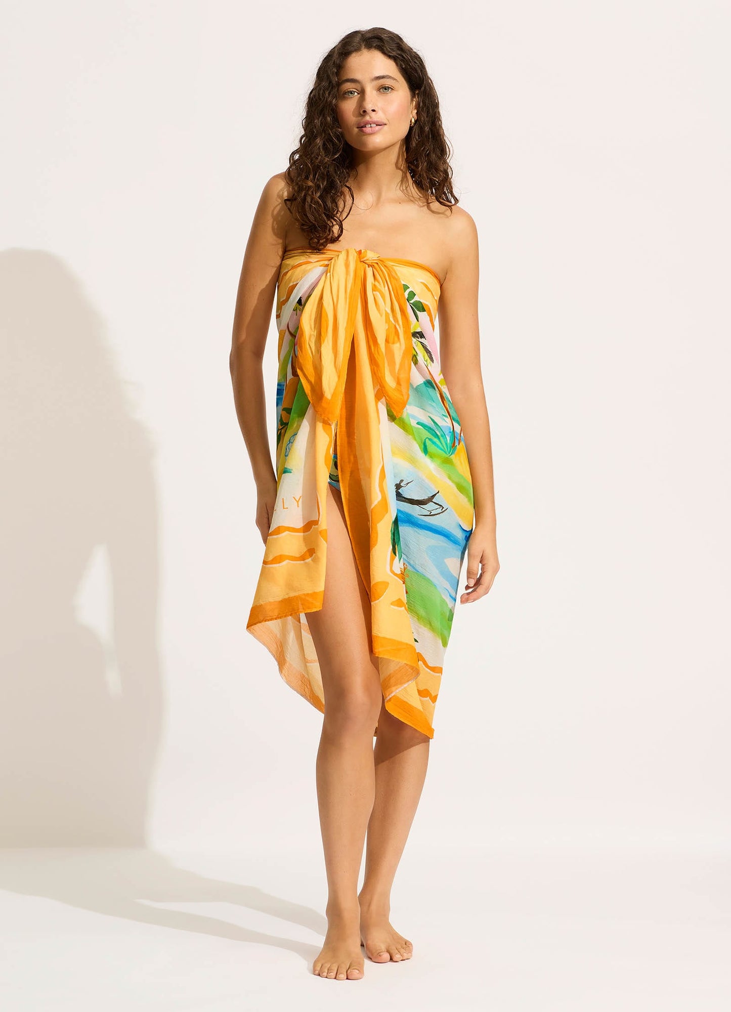  South Pacific Sarong - Turquoise