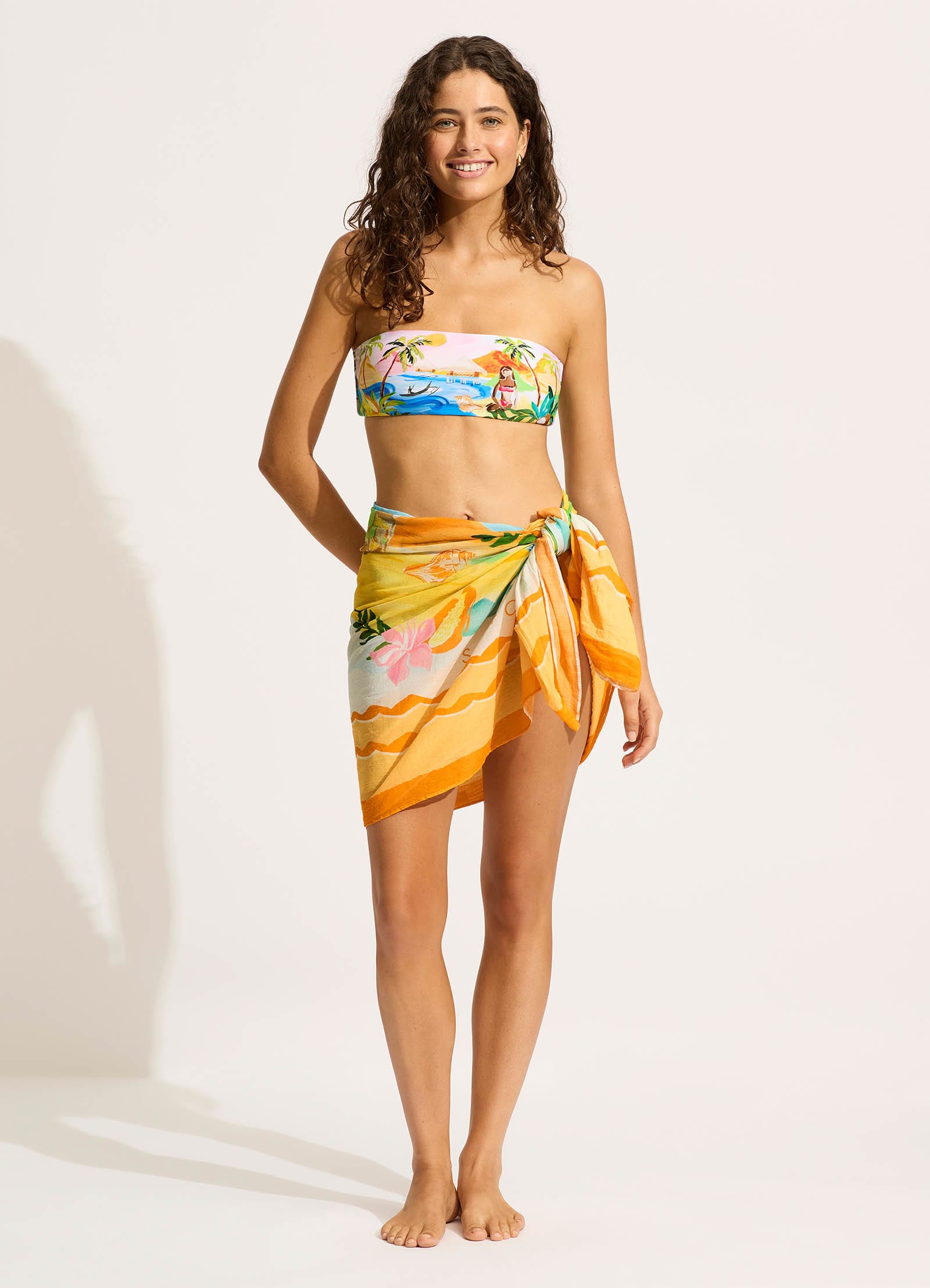  South Pacific Sarong - Turquoise