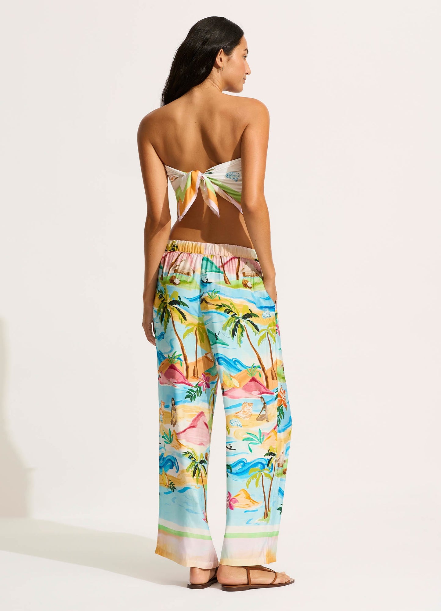  South Pacific Pant - Turquoise