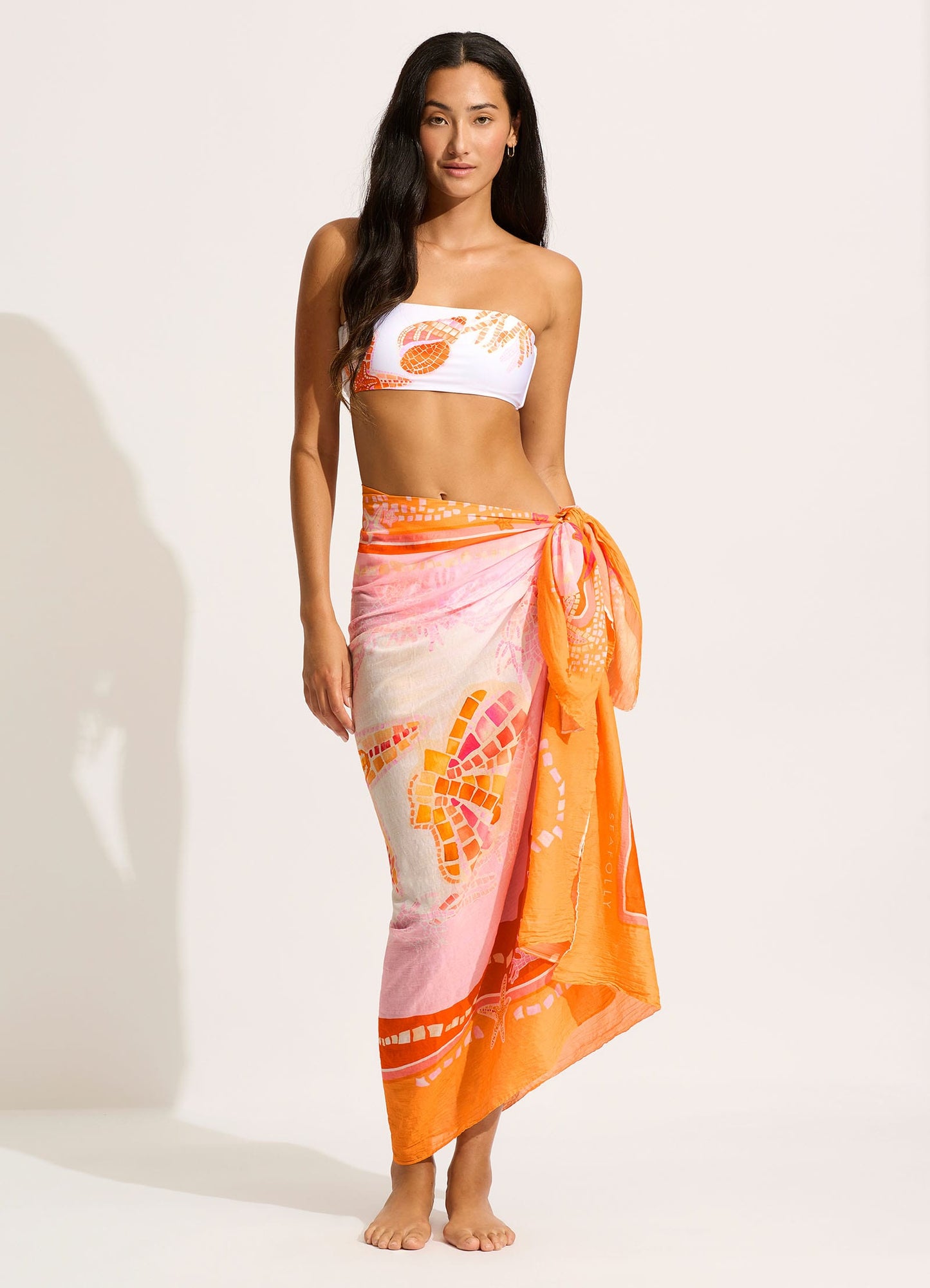  La Mer Sarong - White