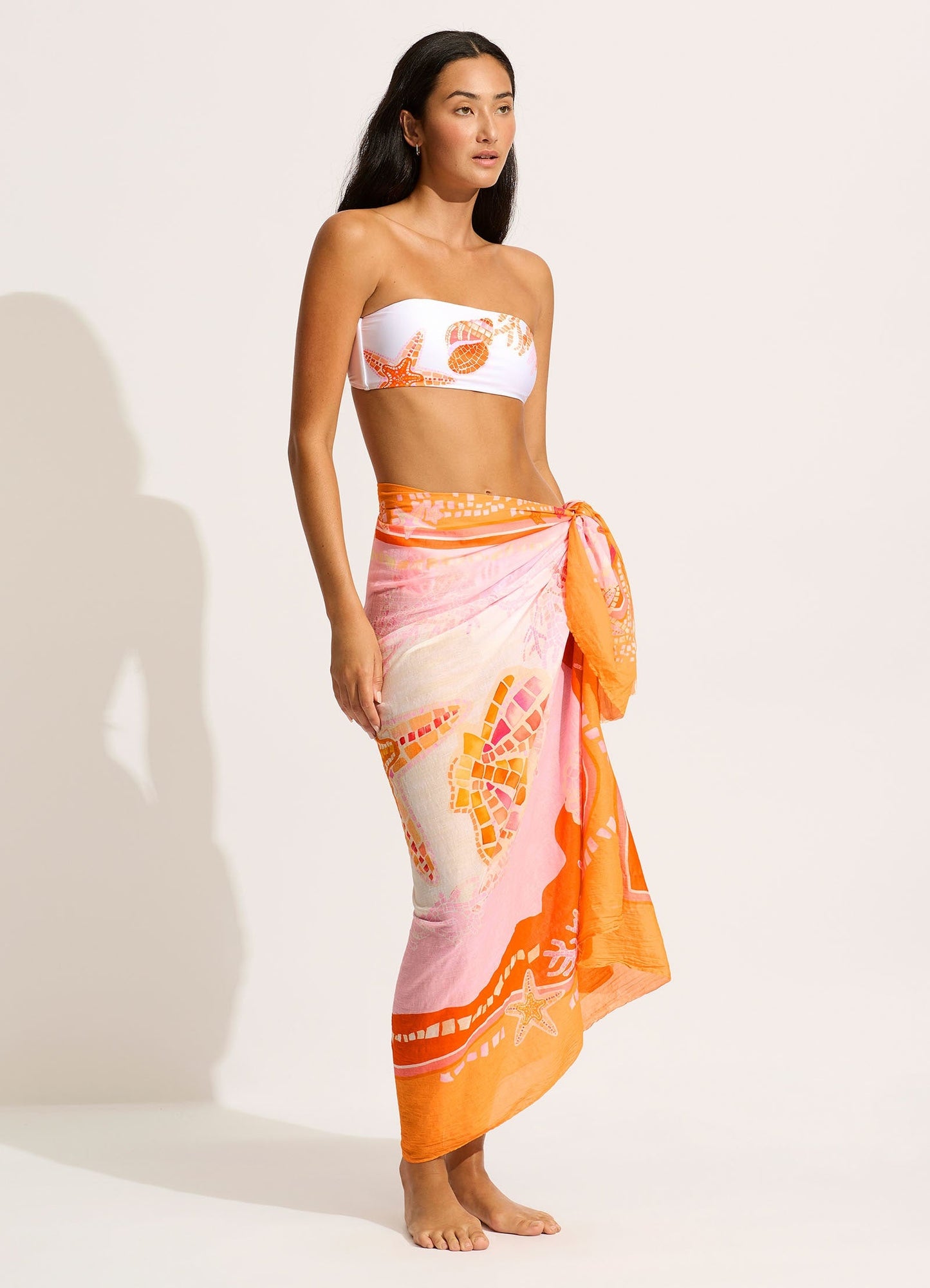  La Mer Sarong - White