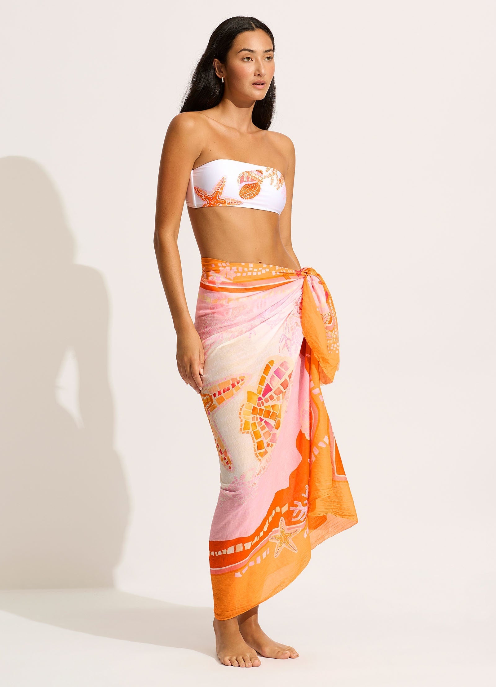  La Mer Sarong - White