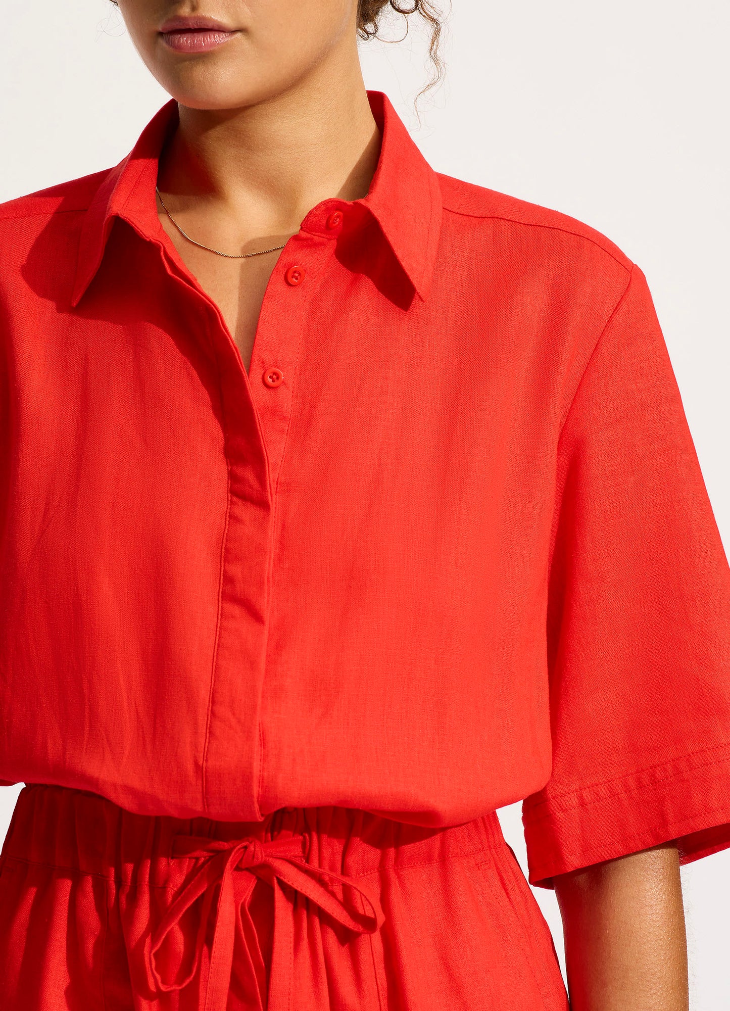  Sunside Playsuit - Flame