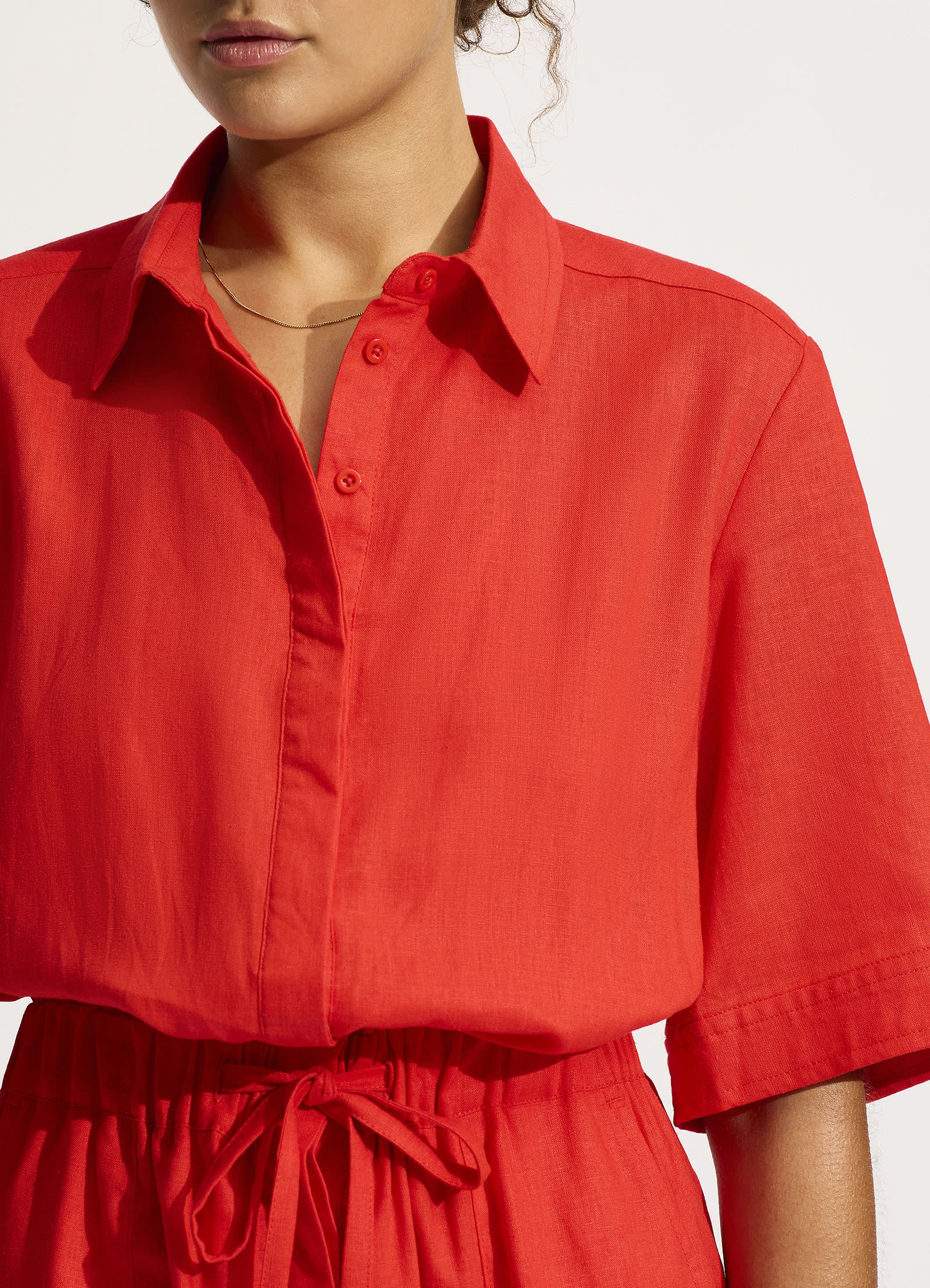  Sunside Playsuit - Flame