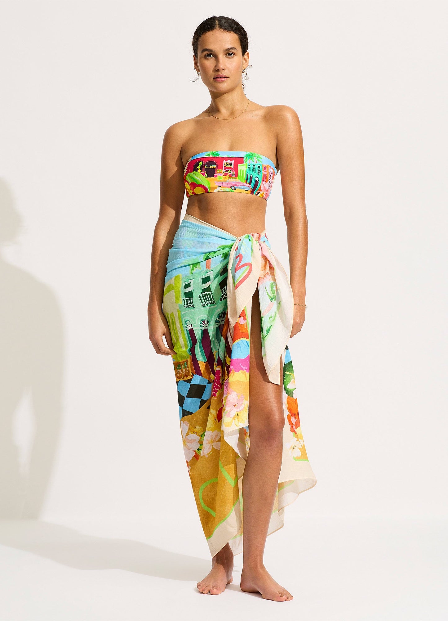  Cuba Sarong - Turquoise