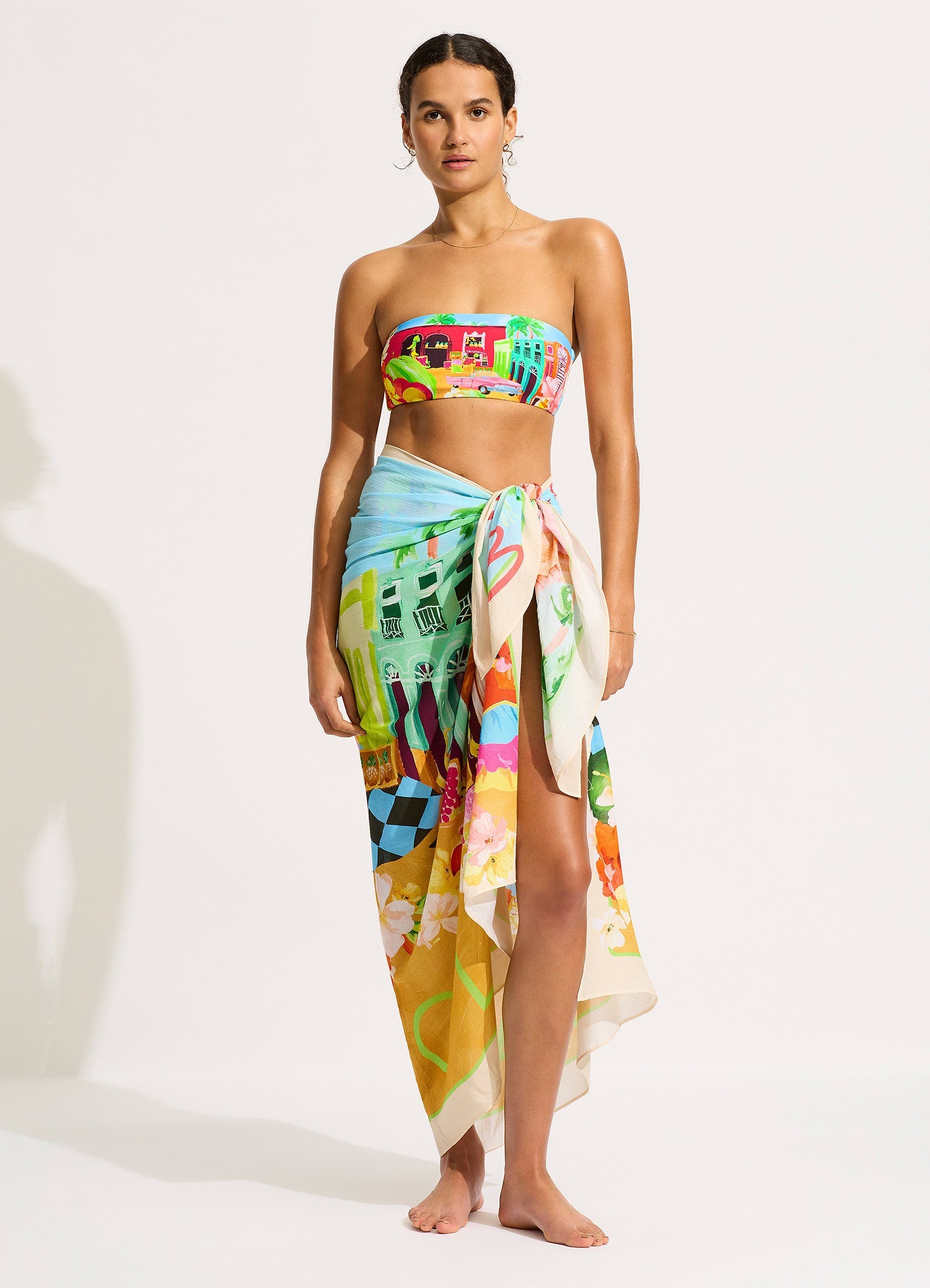  Cuba Sarong - Turquoise