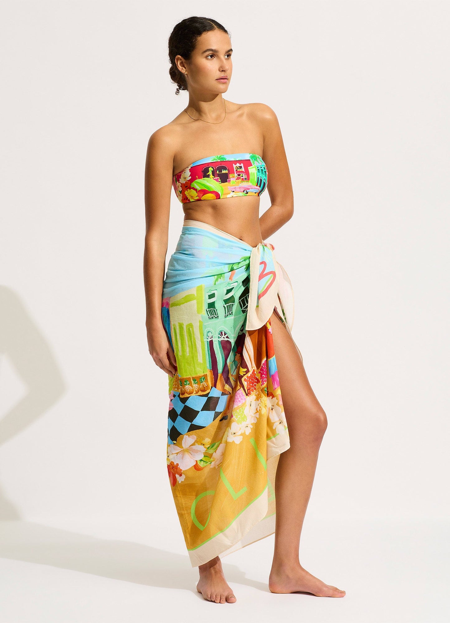  Cuba Sarong - Turquoise