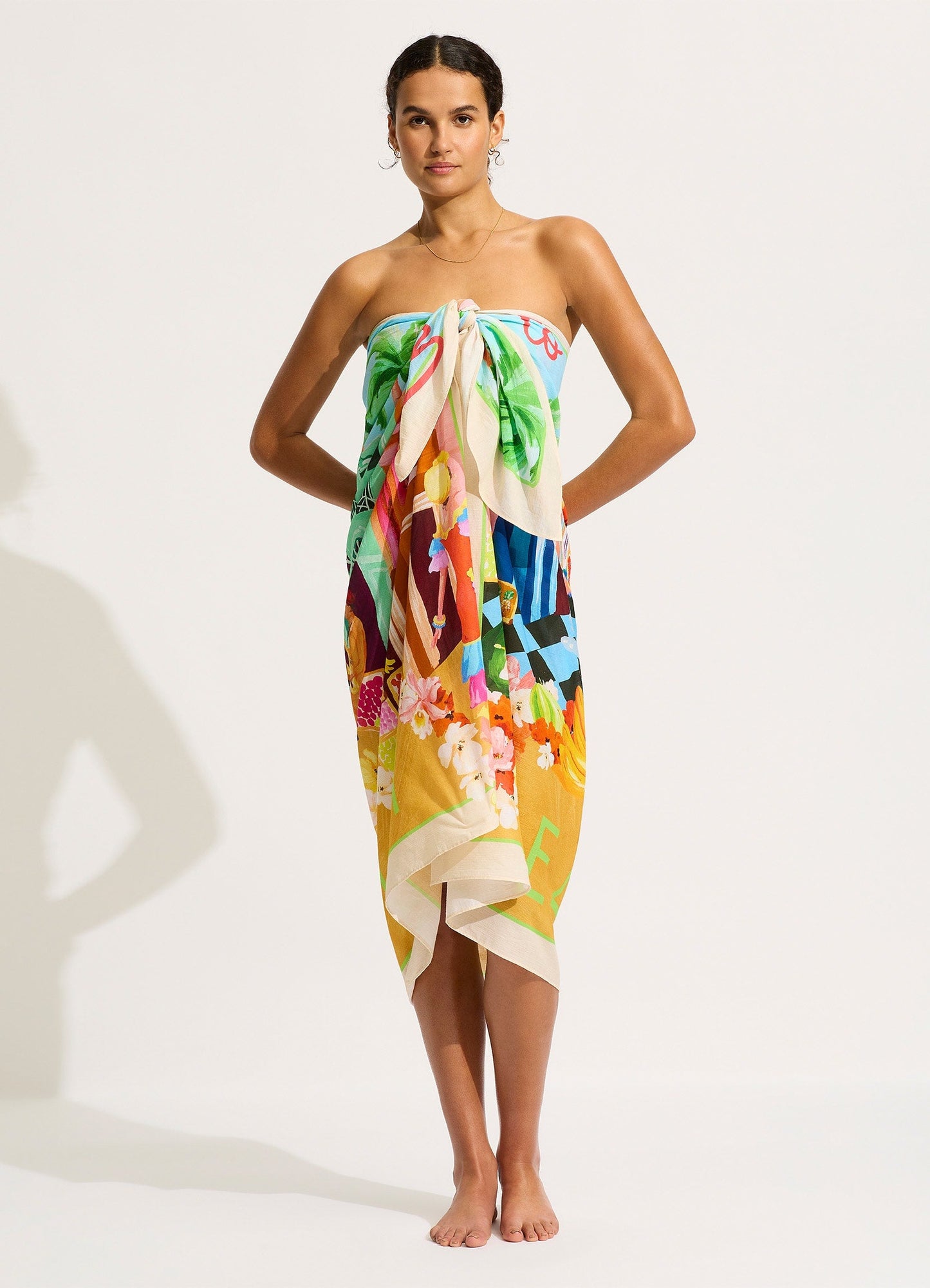  Cuba Sarong - Turquoise