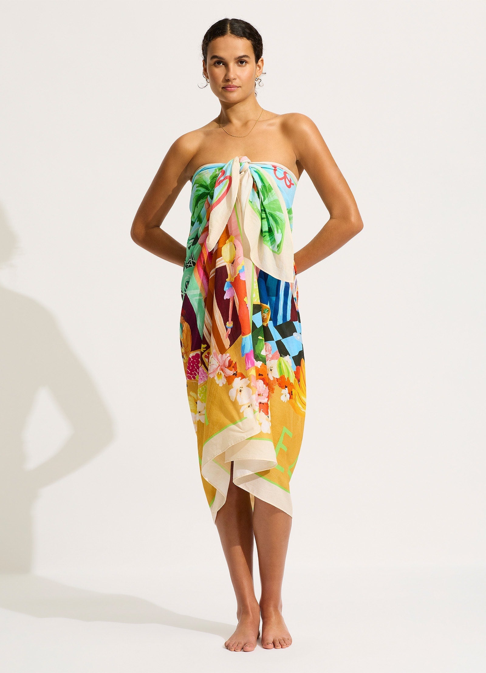  Cuba Sarong - Turquoise