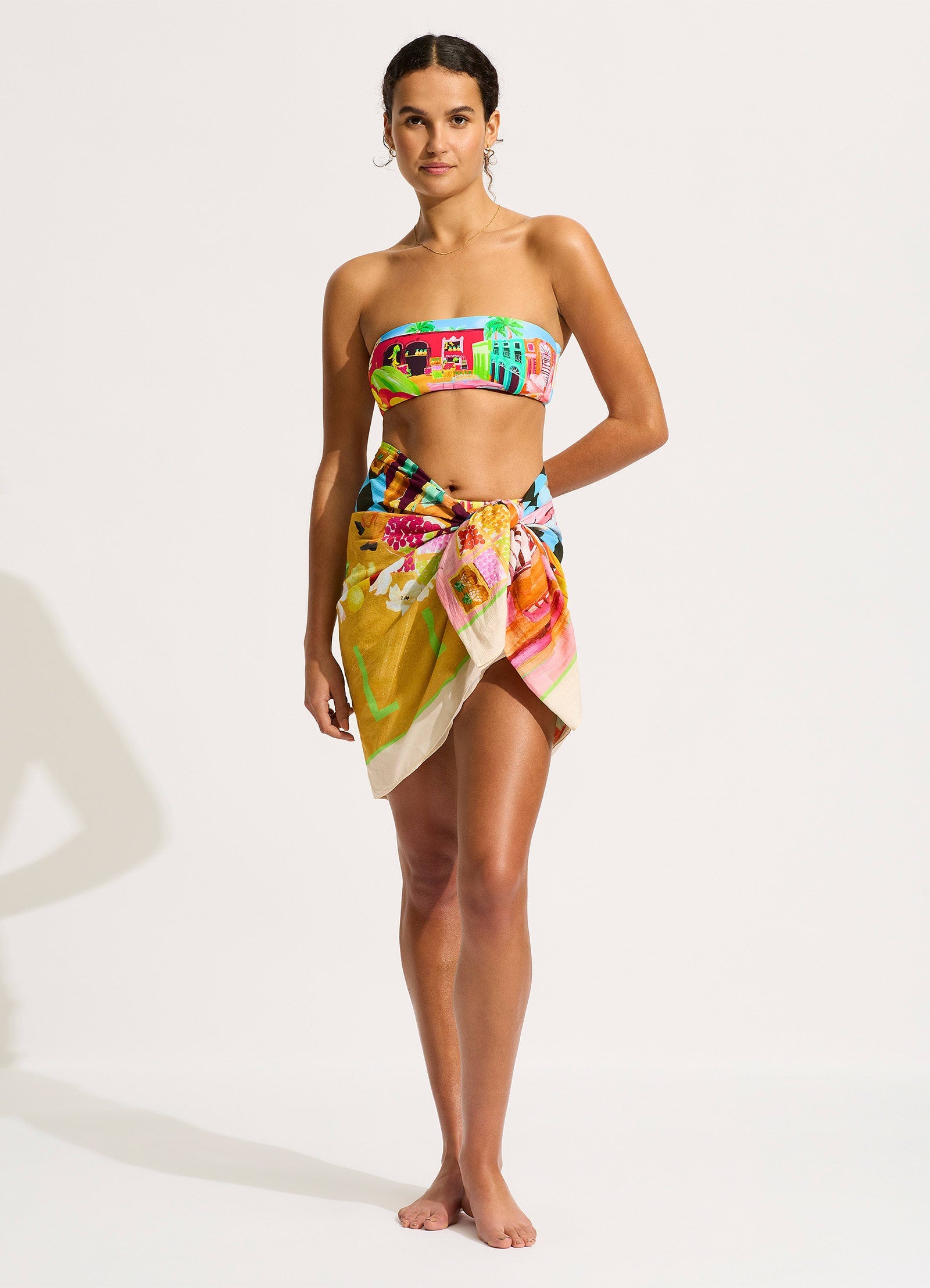  Cuba Sarong - Turquoise