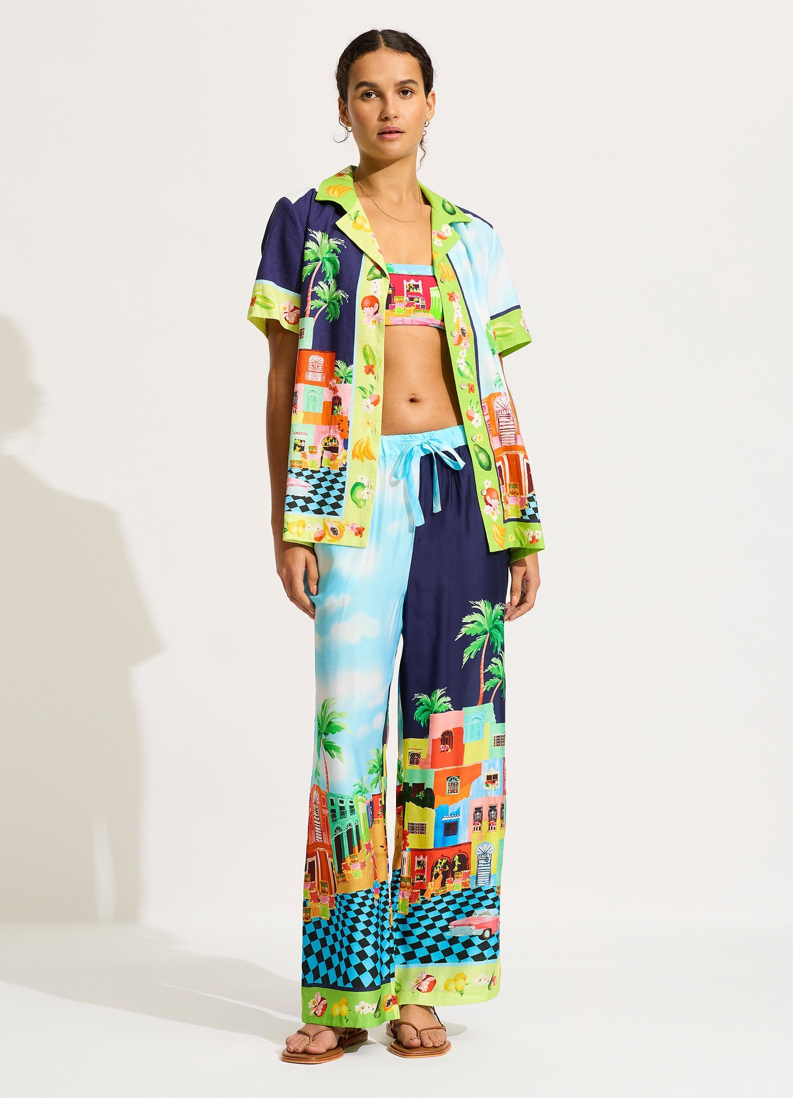  Cuba Pant - Turquoise