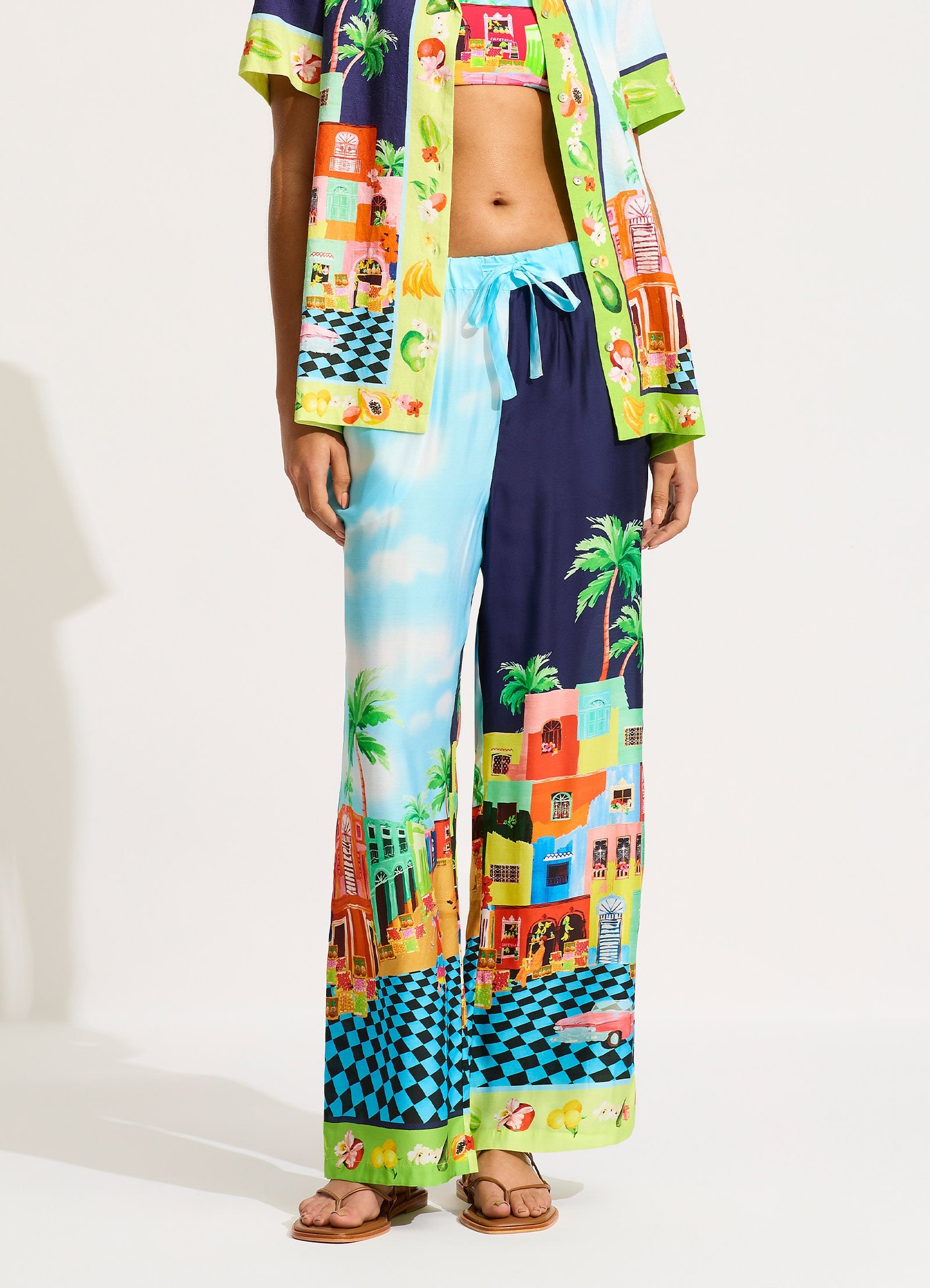  Cuba Pant - Turquoise