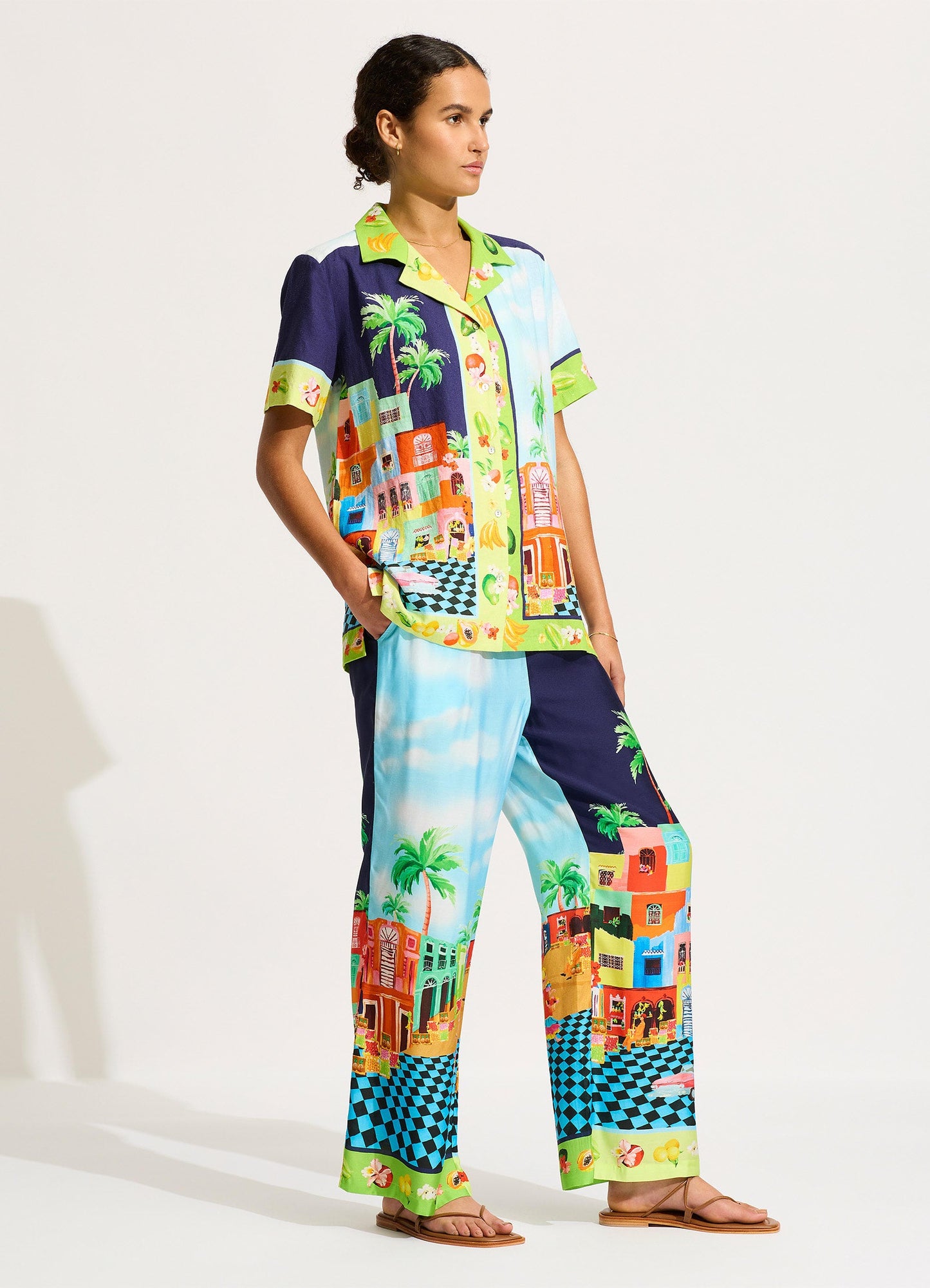  Cuba Pant - Turquoise