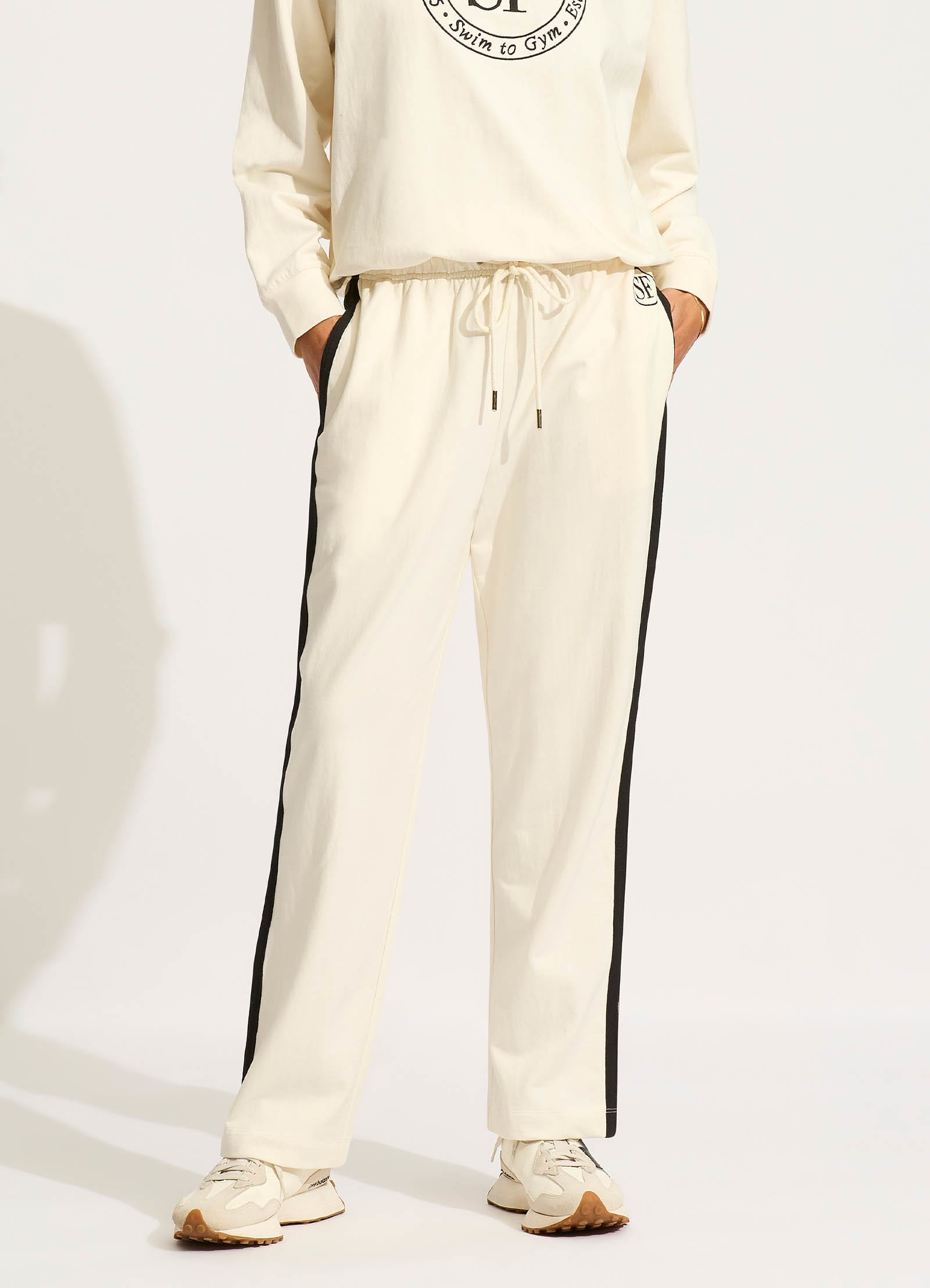  Heritage Sweat Pants- Ecru