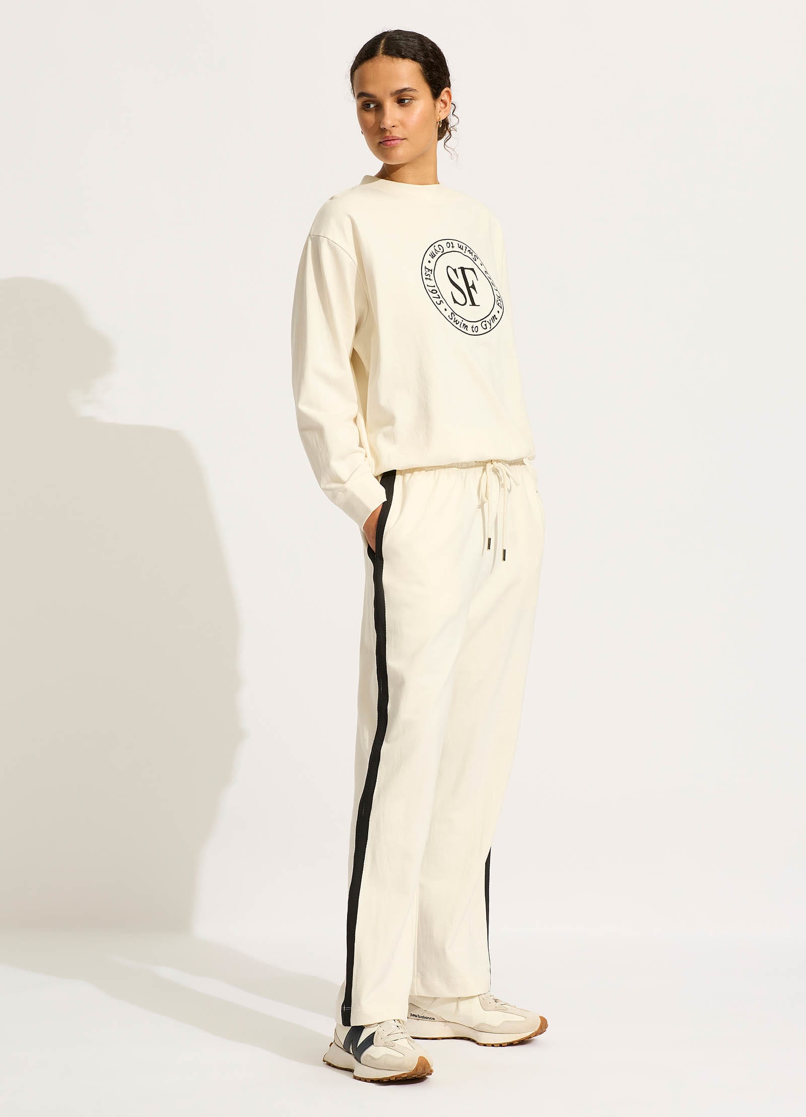  Heritage Sweat Pants- Ecru