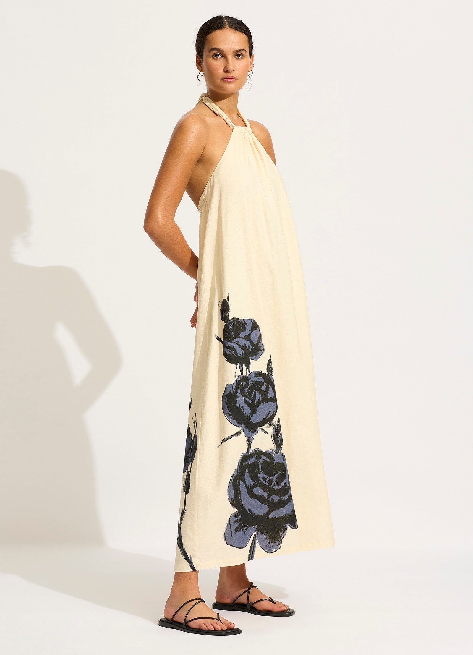  Rococo Maxi Dress- Black
