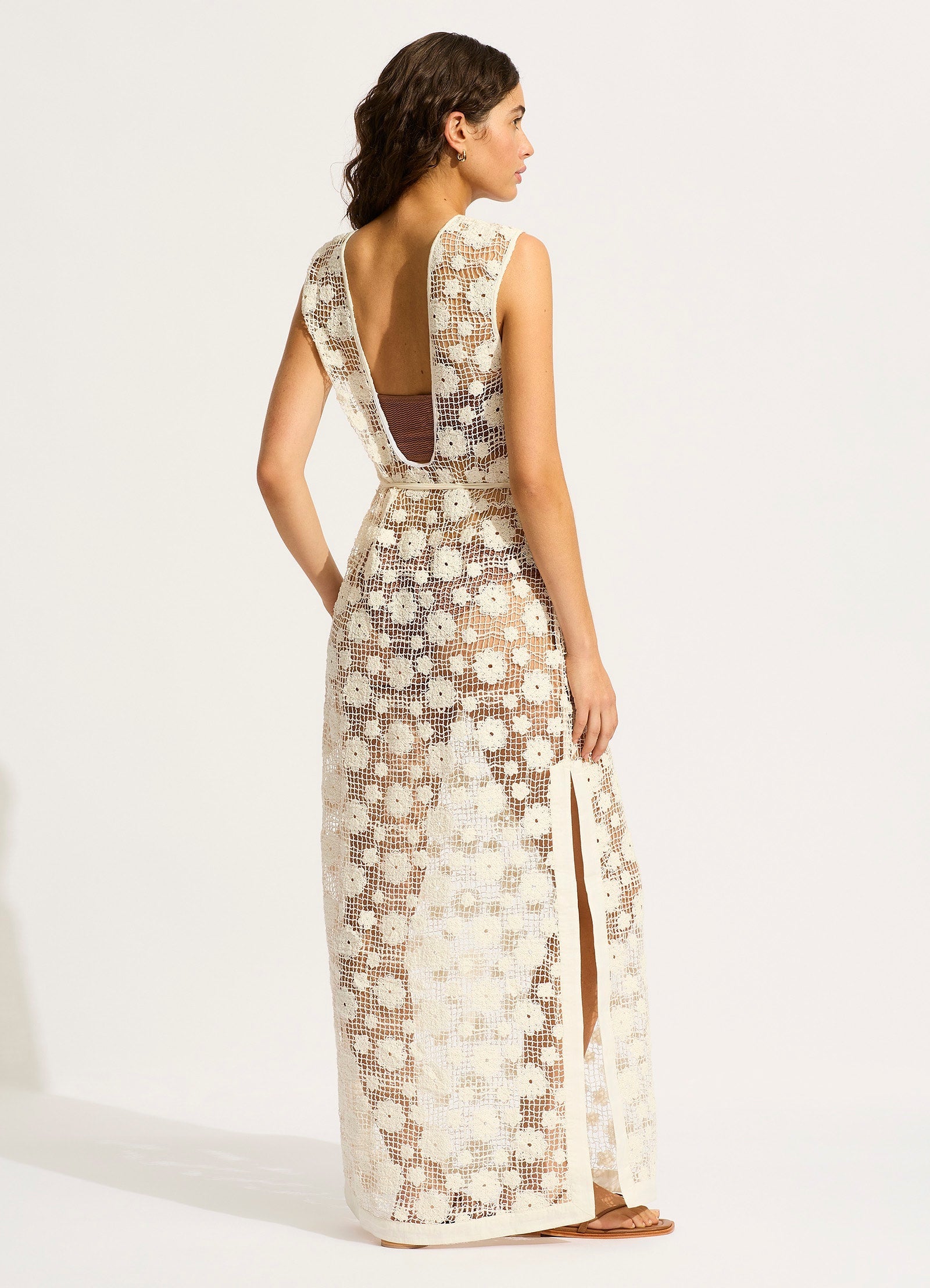  Crochet Cover Up - Ecru