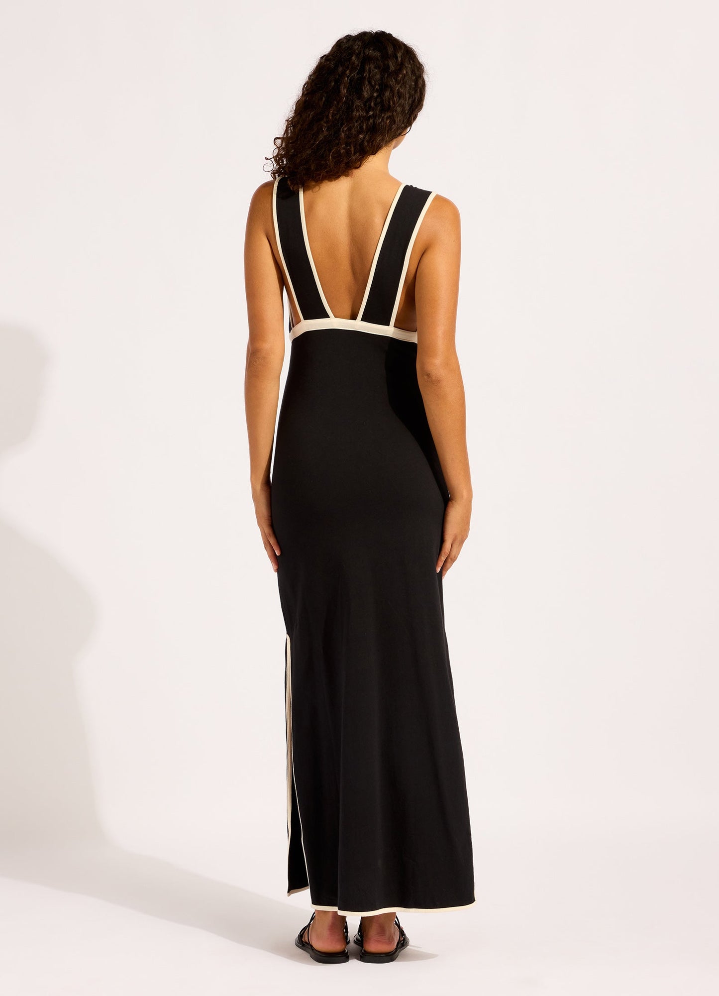  Beach Bound Side Split Maxi Dress