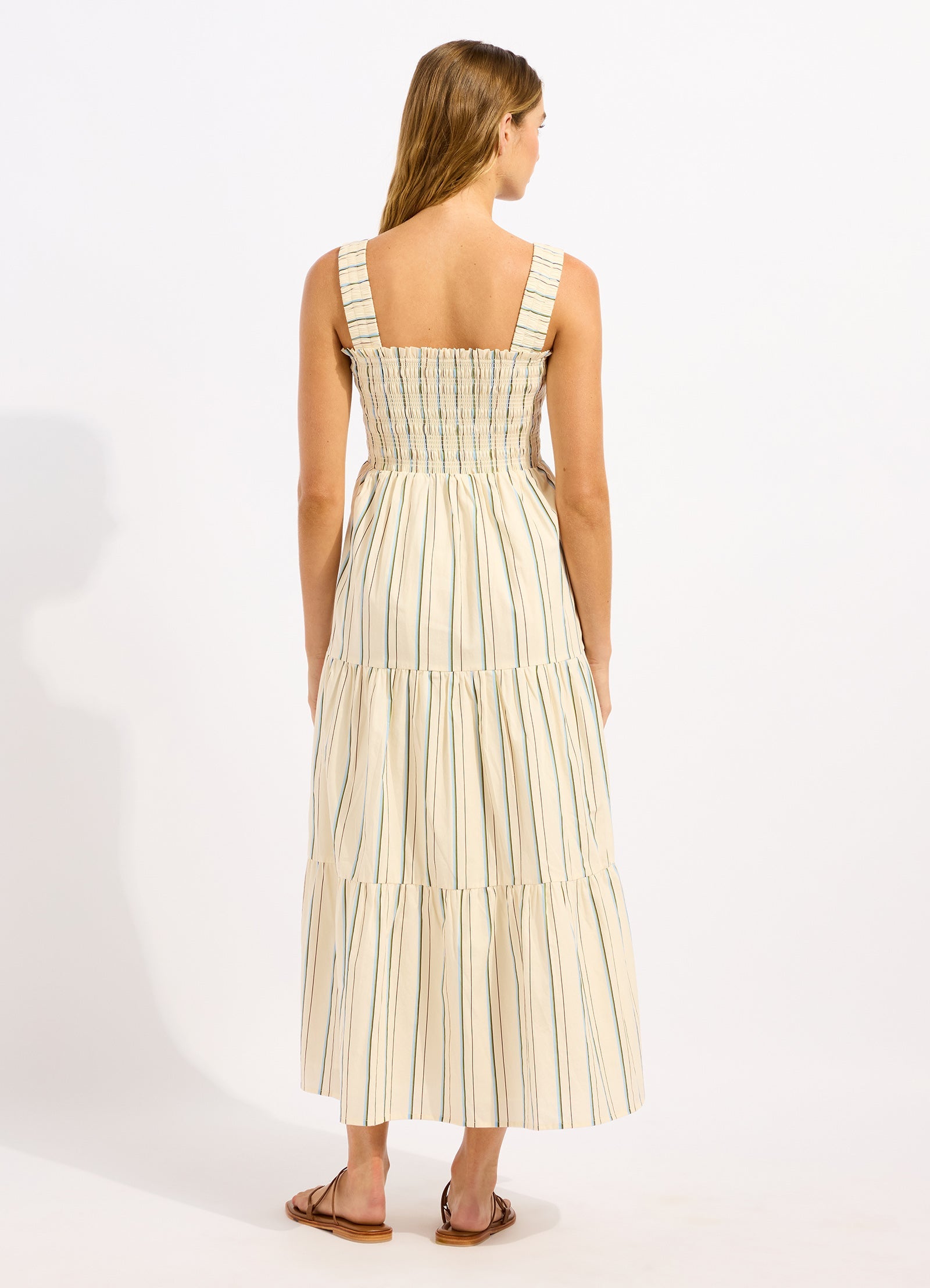  Stripe Faithfull Midi Dress