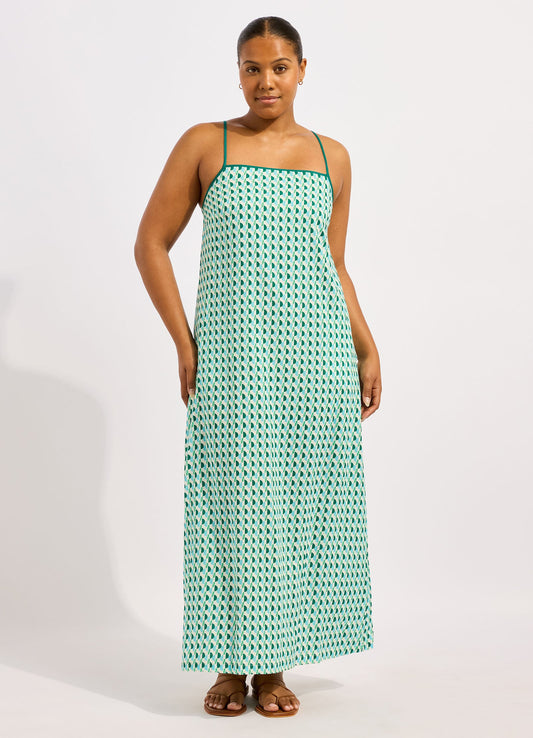  Sorrento Bandeau Triangle Maxi Dress