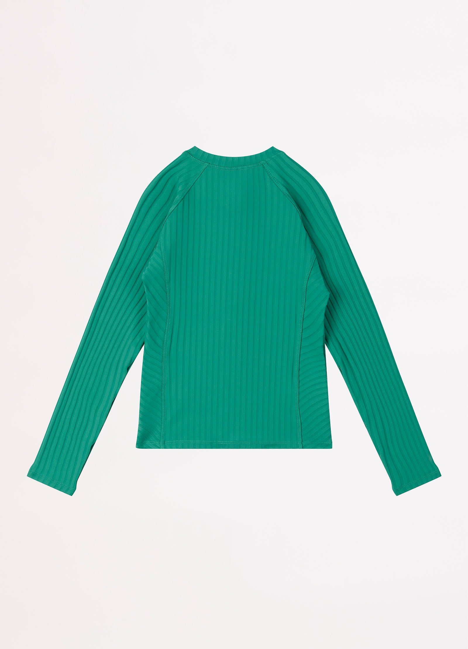  Girls Summer Essential Long Sleeve Rashie - Forest