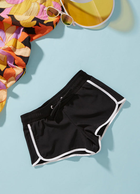 Girls Essential Board Short- Black
