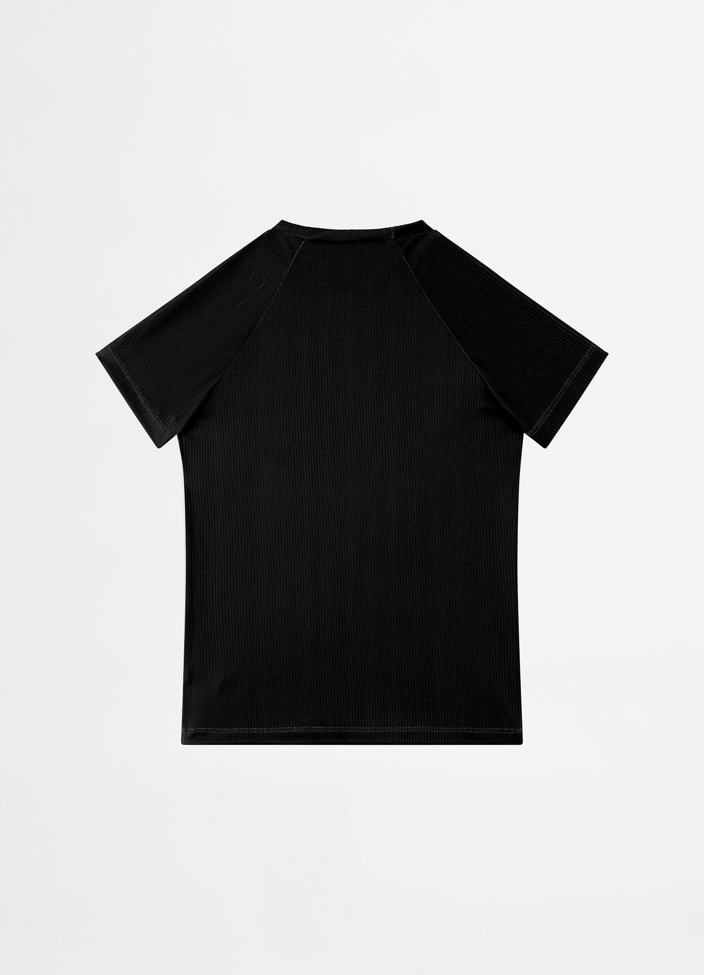  Essential Girls S/S Rash Vest - Black