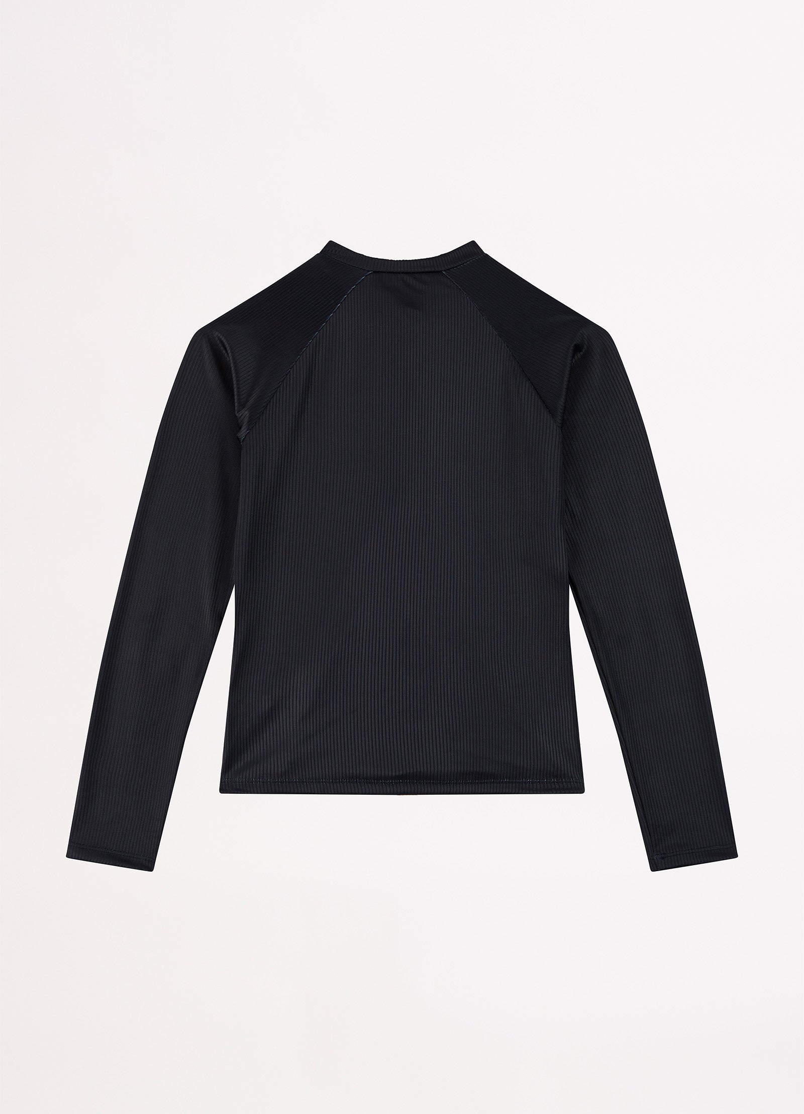  Essential Girls L/S Rash Vest - Black