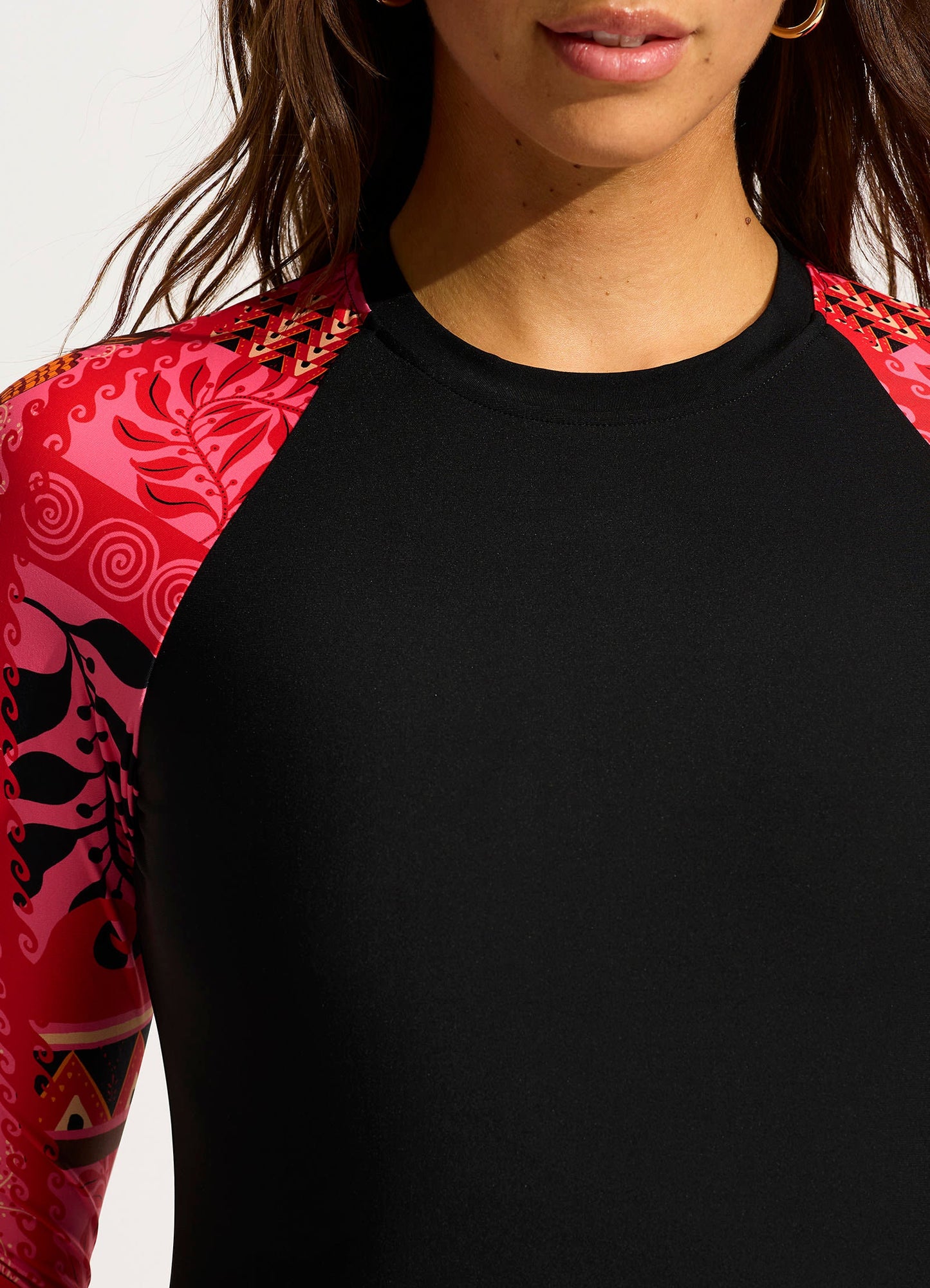  Atlantis Long Sleeve Rashvest - Paradise Pink