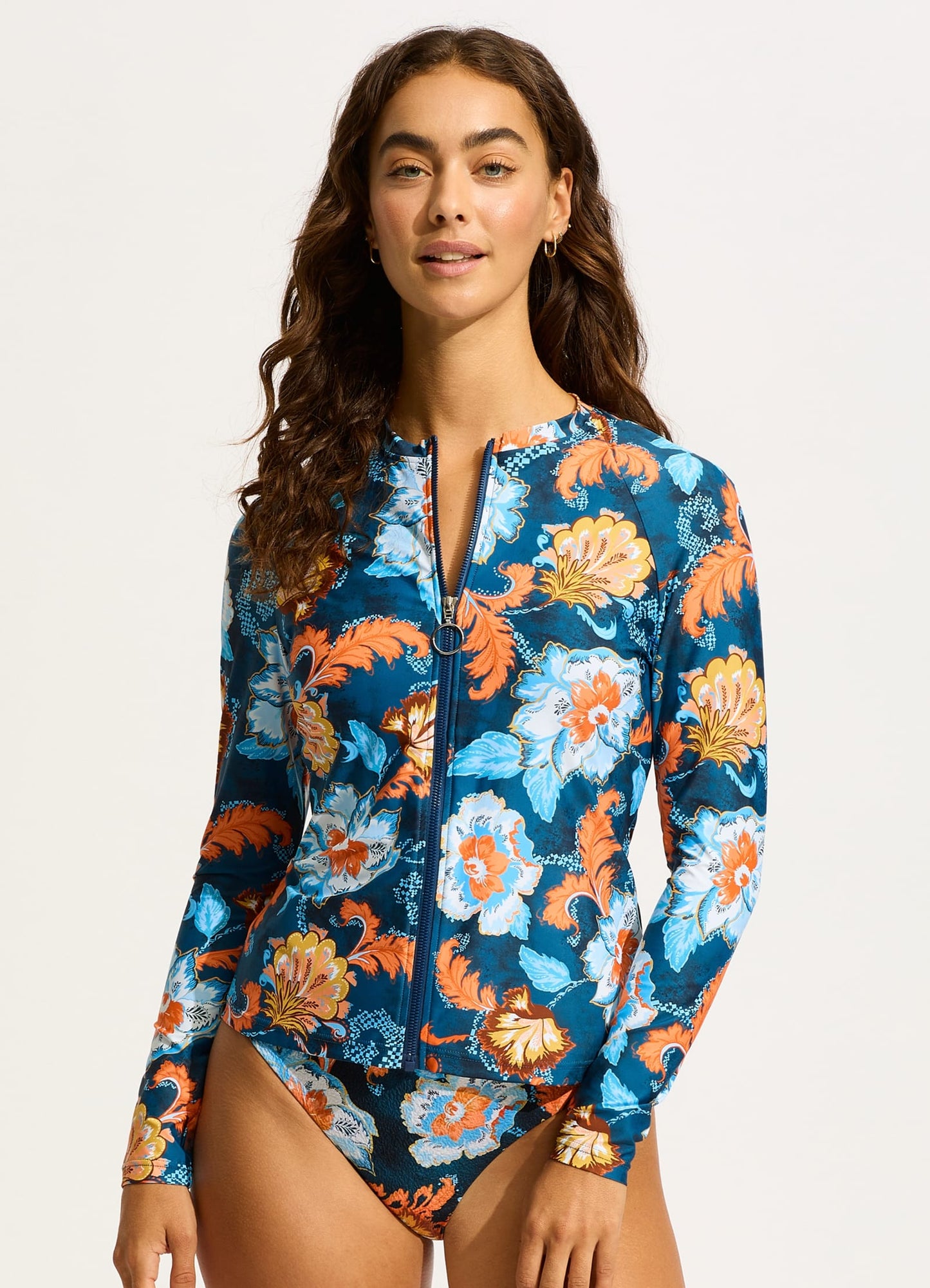  Spring Festival Long Sleeve Rashvest - True Navy