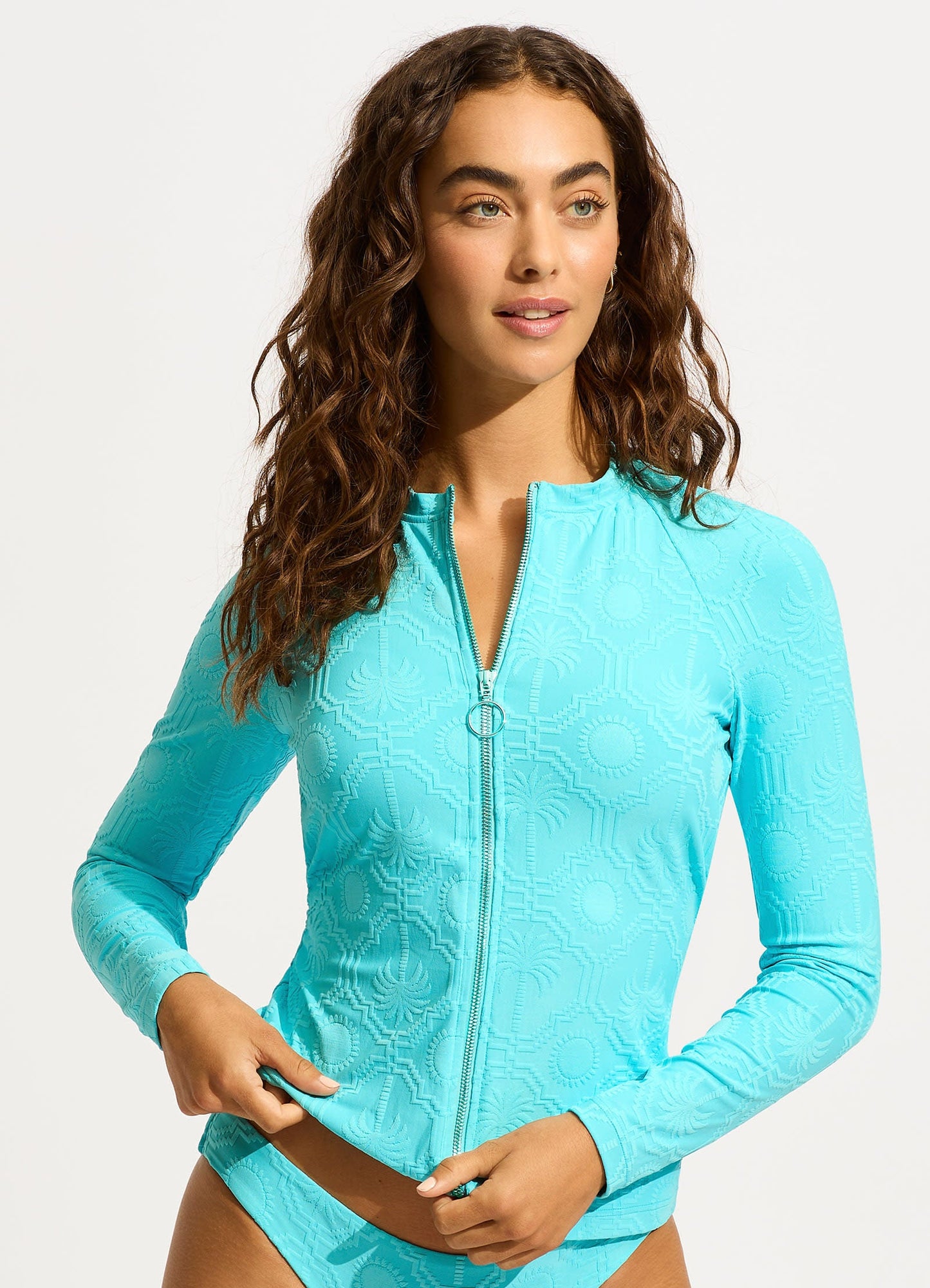  Oasis Long Sleeve Rashvest - Atoll