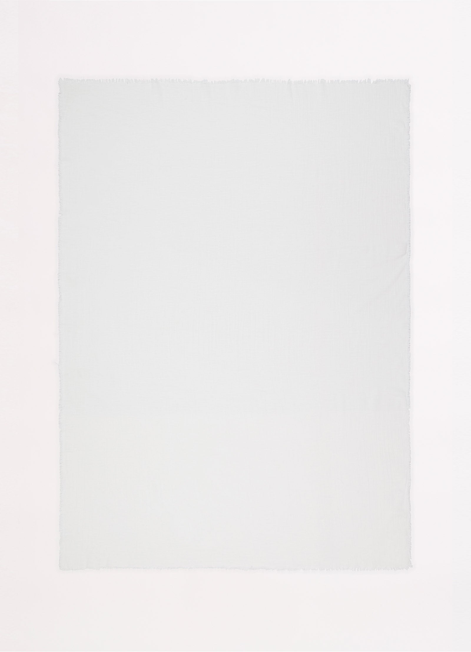  Textured Cotton Beach Wrap - White
