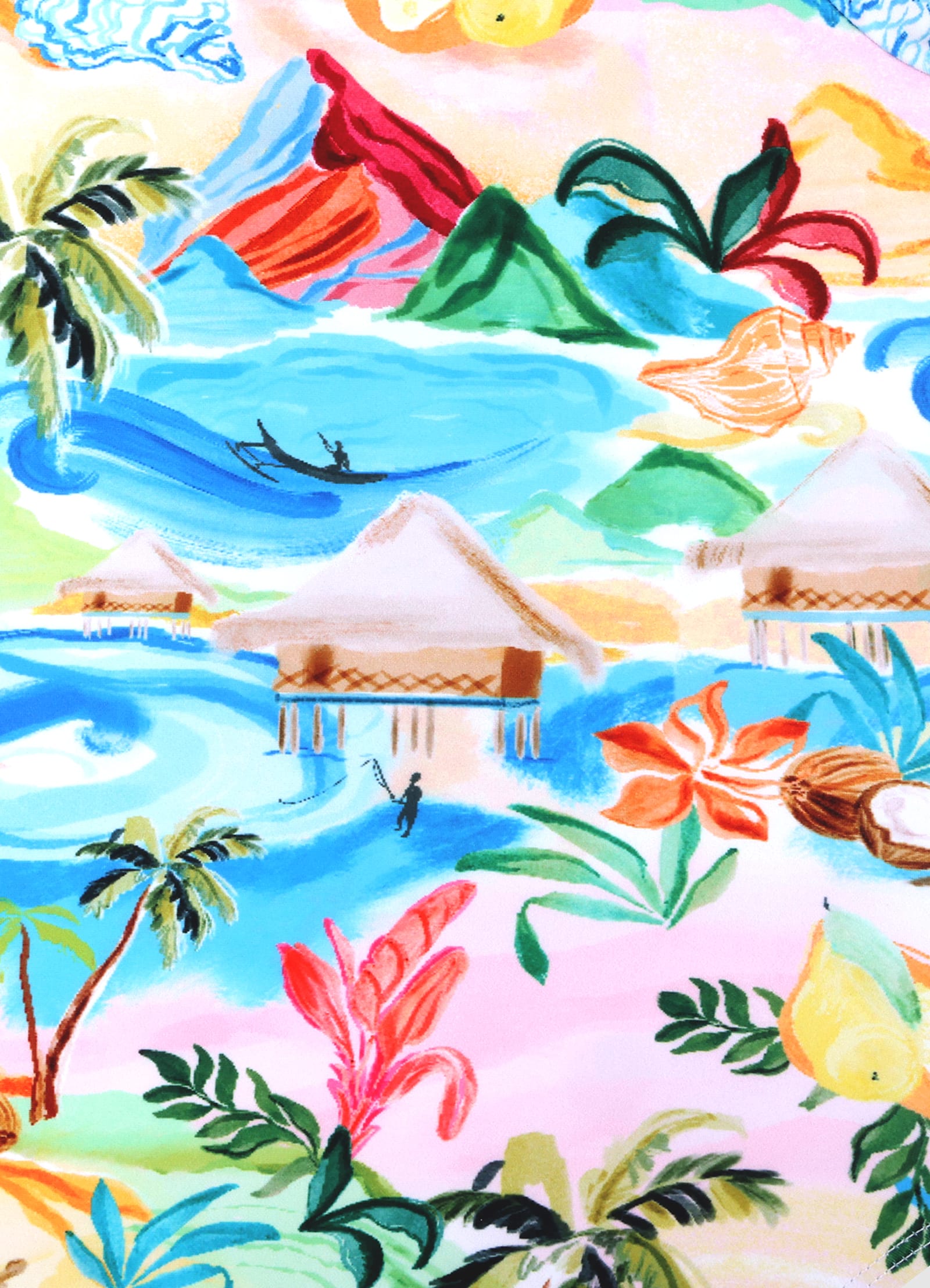  Frill Rashie Set - South Pacific