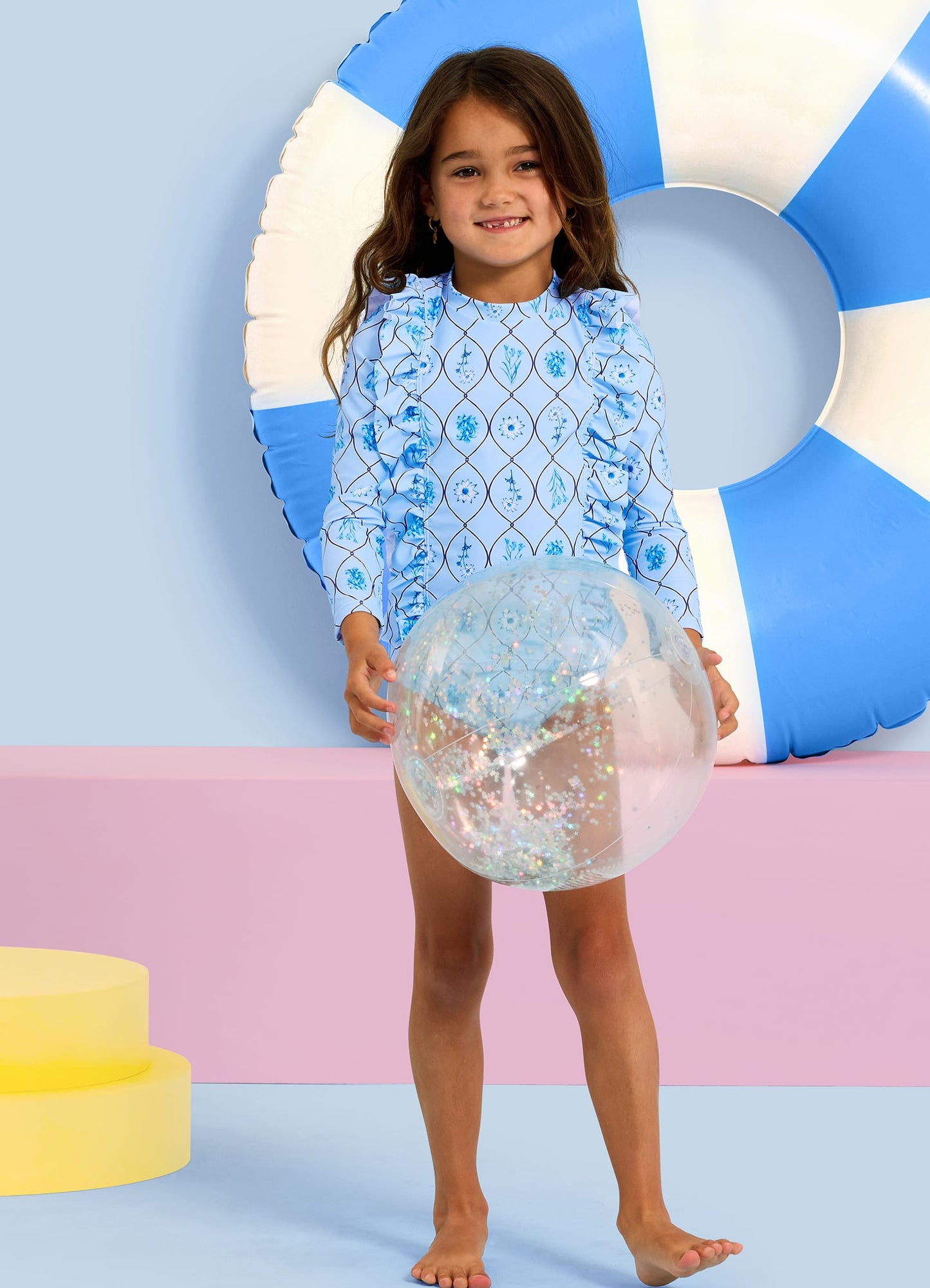  Marbella Frill Rashie Set - Marbella