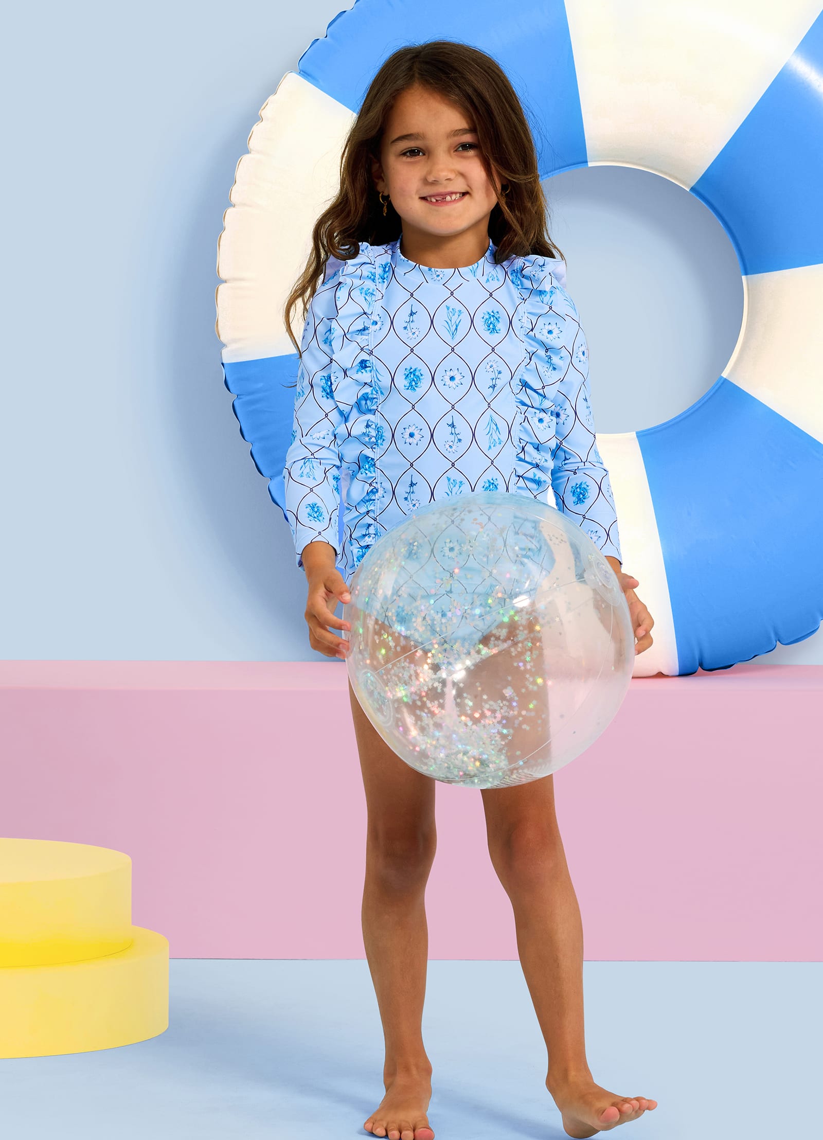  Marbella Frill Rashie Set - Marbella